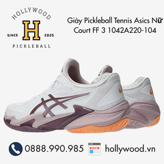 Giày Tennis Pickleball Asics Nữ Court FF 3 1042A220-104