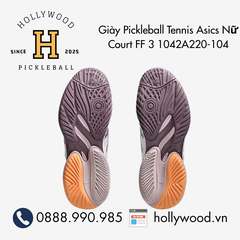 Giày Tennis Pickleball Asics Nữ Court FF 3 1042A220-104