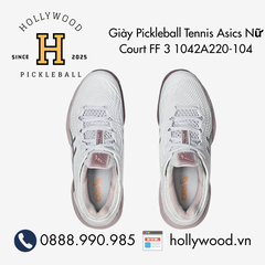 Giày Tennis Pickleball Asics Nữ Court FF 3 1042A220-104
