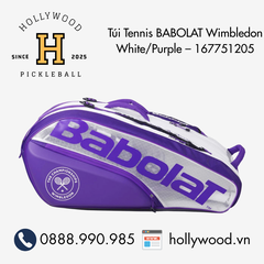 Túi Tennis BABOLAT Wimbledon White/Purple – 167751205