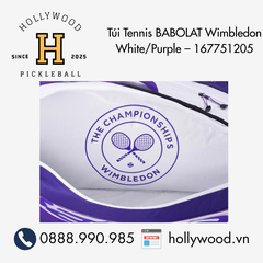Túi Tennis BABOLAT Wimbledon White/Purple – 167751205