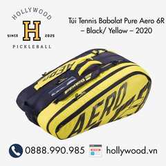 Túi Tennis Babolat Pure Aero 6R – Black/ Yellow – 2020
