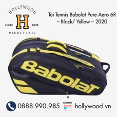 Túi Tennis Babolat Pure Aero 6R – Black/ Yellow – 2020