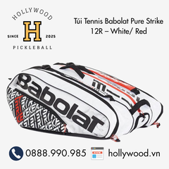 Túi Tennis Babolat Pure Strike 12R – White/ Red