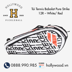 Túi Tennis Babolat Pure Strike 12R – White/ Red