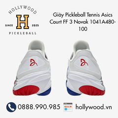 Giày Tennis Pickleball Asics Court FF 3 Novak 1041A480-100