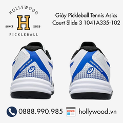 Giày Tennis Pickleball Asics Court Slide 3 1041A335-102