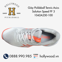 Giày Tennis Pickleball Asics Solution Speed FF 3 1042A250-100