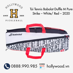 Túi Tennis Babolat Duffle M Pure Strike – White/ Red – 2020