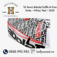 Túi Tennis Babolat Duffle M Pure Strike – White/ Red – 2020