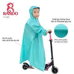 Áo mưa trẻ em cao cấp Bisur Kids