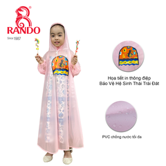 Áo mưa trẻn em - Bisur kid trong màu