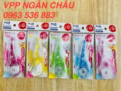 BĂNG XÓA V 5MM X12M MÀU HỒNG