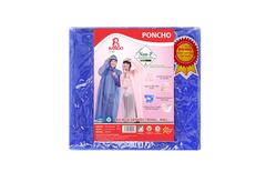 🌧️ ÁO MƯA PONCHO DÂY KÉO TRONG MÀU – APPC-09