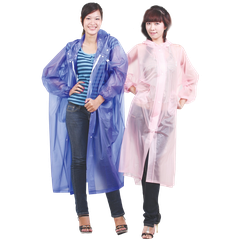 Áo mưa Poncho Dây Kéo trong màu