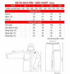 Bộ áo mưa Rando RB8