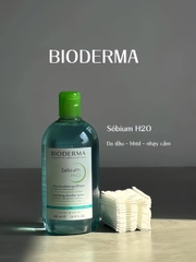 Nước Tẩy Trang Bioderma Dành Cho Da Dầu & Hỗn Hợp 500ml Sébium H2O