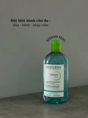 Nước Tẩy Trang Bioderma Dành Cho Da Dầu & Hỗn Hợp 500ml Sébium H2O