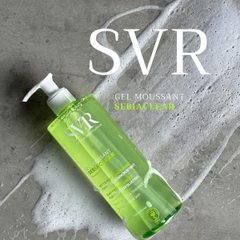 Gel Rửa Mặt Làm Sạch Dầu Nhờn, Loại Bỏ Tế Bào Chết Svr Sebiaclear Gel Moussant 400Ml