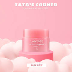 [CHÍNH HÃNG] Mặt Nạ Ngủ Ủ Môi Laneige 3g Hàn Quốc – Hương Cherry | Môi Mềm Mại, Căng Bóng, Dưỡng Ẩm Cả Đêm