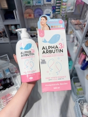 Dưỡng thể trắng da Alpha Arbutin Collagen Lotion 3+ Plus 500ml
