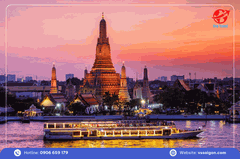 Tour Thái Lan: Bangkok - Pattaya 5 Ngày 4 Đêm từ TP. HCM