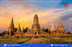 Tour Thái Lan: Bangkok Pattaya Ayutthaya 5 Ngày 4 Đêm