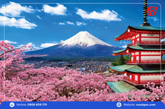 Du lịch Nhật Bản: Tour Tokyo - Phú Sĩ 4 Ngày 4 Đêm từ Tp. Hồ Chí Minh