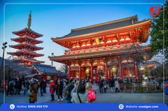 Du lịch Nhật Bản: Tour Tokyo - Phú Sĩ 4 Ngày 4 Đêm từ Tp. Hồ Chí Minh