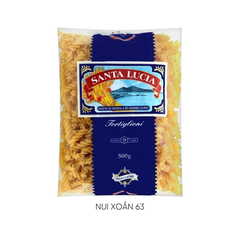 Nui xoắn Tortiglioni số 63 Santa Lucia gói 500g