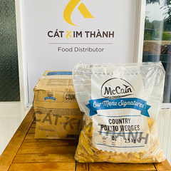 Khoai tây McCain múi cau, gói 2.5 kg x 5 gói, xuất xứ Hà Lan