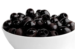 Olive Mazza đen nguyên trái tách hạt lon 400g - xuất xứ Ý