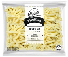Khoai tây McCain răng cưa 1/2 gói 1kg (thùng 1kg x 10 gói)