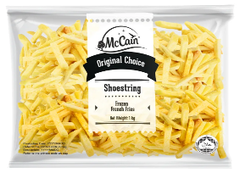 Khoai tây McCain cắt sợi 1/4 gói 2kg, (thùng 2kg x 6 gói)