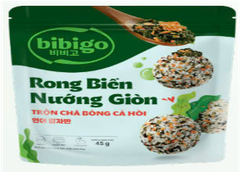 Rong Biển Nướng Giòn Trộn Chà Bông Cá Hồi Gói 45g