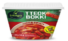 Bánh Gạo Vị Cay Bibigo Ly 125g