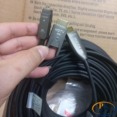 Cáp HDMI 2.0 to Micro HDMI Sợi Quang 4K@60Hz 2 Trong 1 Dài 10M–100M – Dễ Luồn Ống Gen HD-PKHM20