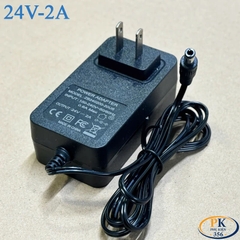 Nguồn DC Adapter 24V -2A 48W chân 5.5x2.5mm dây dài 1.5m ZB240200-20US