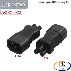 Đầu chuyển nguồn C14 sang C5 JORINDO model AC-C14-C5 - nối thẳng