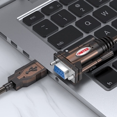 Cáp chuyển Serial USB sang RS232 cổng cái Unitek Y-105D chip PL2303 dài 1.5M