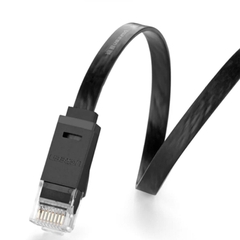 Dây cáp mạng RJ45 CAT6 1Gb 250Mhz Ugreen 50180 dây dẹt màu đen dài 15M