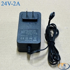Nguồn DC Adapter 24V -2A 48W chân 5.5x2.5mm dây dài 1.5m ZB240200-20US
