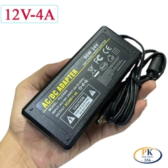 Adapter DC 12V 4A 48W YU1204 – Nguồn Ổn Định, Jack 5.5×2.5mm, Chống Nhiễu