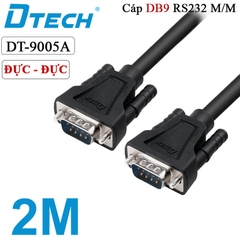 Dây Cáp COM DB9 RS232 Đực sang Đực Dtech DT-9005A M/M dài 1.5M - 5M