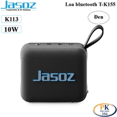Loa Bluetooth Jasoz T-K155/T-K156 Công Suất 10W - Hỗ Trợ TWS, FM, Thẻ TF, Bluetooth 5.2, Chống Nước Mưa