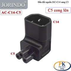Đầu chuyển nguồn C14 sang C5 JORINDO model AC-C14-C5 - nối thẳng