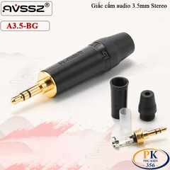 Giắc hàn audio 3.5mm stereo male chính hãng AVSSZ A3.5-BG