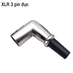 Dây cáp âm thanh DIY XLR 3 pin cái sang đực bẻ góc 90 độ dài 0.5M – 50M (dây màu đỏ)