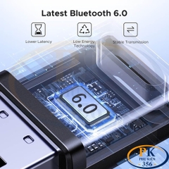 USB Bluetooth 6.0 Ugreen 75073 CM748 Chính Hãng - Bộ Chuyển Đổi Bluetooth Cho Máy Tính Windows
