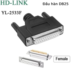 Cáp chuyển DB9 cái sang DB25 cái cho máy in màu, PLC DB9F to DB25F dài 1M đến 30M